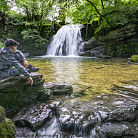 Buy canvas prints of Janets Foss in Malhamdale. by Chris North