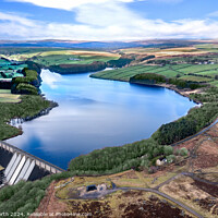 Buy canvas prints of Thruscross reservoir by Chris North