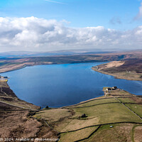 Buy canvas prints of Grimwith reservoir. by Chris North