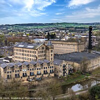 Buy canvas prints of Bowling Green Mills, Bingley. by Chris North