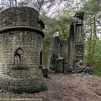 Buy canvas prints of Ferdinand folly, in Harden Woods, Bingley by Chris North