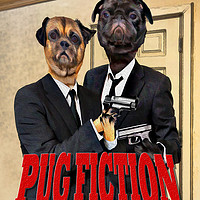 Buy canvas prints of Pug Fiction by Chris North