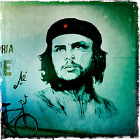 Buy canvas prints of Che Guevara mural in Trinidad Cuba by Chris North