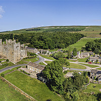 Buy canvas prints of Bolton Castle, in the Yorkshire Dales by Chris North