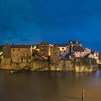 Buy canvas prints of Staithes at Twilight by Chris North