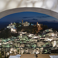 Buy canvas prints of Casares By Night by Chris North