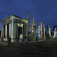Buy canvas prints of Undercliffe Cemetery, Bradford. by Chris North