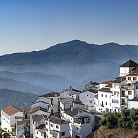 Buy canvas prints of Benarrada, a mountain village in Andalusia  Spain. by Chris North