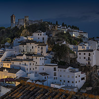 Buy canvas prints of Casares View by Night by Chris North