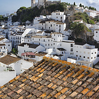 Buy canvas prints of Casares View by day. by Chris North
