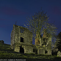 Buy canvas prints of Ruined farmhouse in the Yorkshire Dales. by Chris North