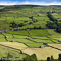 Buy canvas prints of Gunnerside a village in the Yorkshire Dales. by Chris North