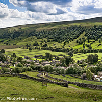 Buy canvas prints of Starbotton village Wharfedale. by Chris North