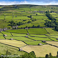 Buy canvas prints of Gunnerside in the Yorkshire Dales by Chris North