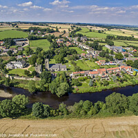 Buy canvas prints of West Tanfield  by Chris North