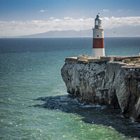 Buy canvas prints of The Europa Point Lighthouse, Gibraltar. by Chris North