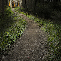 Buy canvas prints of Fishers Hall, Hackfall woods.  by Chris North