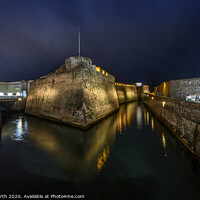 Buy canvas prints of The Royal walls of Ceuta , the fortifications arou by Chris North