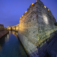 Buy canvas prints of The Royal walls of Ceuta , the fortifications around Ceuta. by Chris North