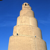 Buy canvas prints of The spiral minaret, Samarra, Iraq. by Chris North