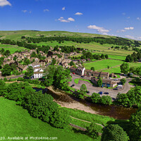 Buy canvas prints of The village of Kettlewell in the Yorkshire Dales. by Chris North