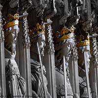 Buy canvas prints of The choir screen at York minster. by Chris North