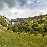 Buy canvas prints of Malham Cove, in  the Yorkshire Dales.. by Chris North