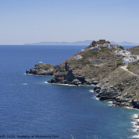 Buy canvas prints of Village of Kastro on the island of Sifnos. by Chris North