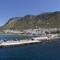 Buy canvas prints of Harbour on the island of Sifnos. by Chris North