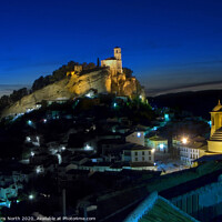 Buy canvas prints of Montefrio by night. by Chris North