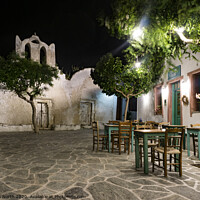 Buy canvas prints of The Church of Saint Antonios in Kontarini Square. by Chris North