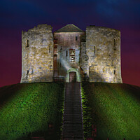 Buy canvas prints of Clifford's Tower in York. by Chris North