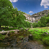 Buy canvas prints of Malham Cove Yorkshire  by Chris North