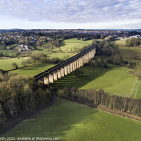 Buy canvas prints of Crimple Valley Viaduct, Harrogate. by Chris North