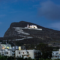 Buy canvas prints of Church of Panagia,  Folegandros. by Chris North