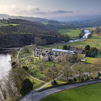Buy canvas prints of Early morning light at Bolton Abbey, Yorkshire. by Chris North