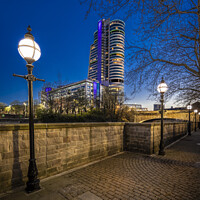 Buy canvas prints of Bridgewater Place, Leeds by Night by Chris North