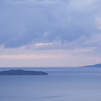 Buy canvas prints of Sunset View of Longay, Isle Of Skye, Scotland by Maarten D'Haese