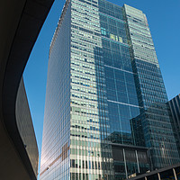 Buy canvas prints of Barclays Tower in Canary Wharf by Maarten D'Haese
