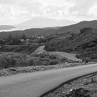 Buy canvas prints of The Road to Heaste and the Isle Of Rum by Maarten D'Haese