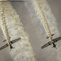 Buy canvas prints of Twin Trails by Kevin Ford