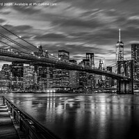 Buy canvas prints of Brooklyn Bridge and Manhattan by Kevin Ford