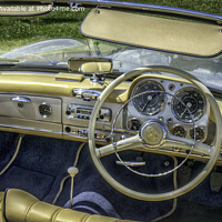 Buy canvas prints of Classic Mercedes Benz by Kevin Ford