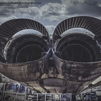 Buy canvas prints of Concorde Engines by Kevin Ford