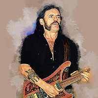 Buy canvas prints of Lemmy Kilmister by Keith Furness