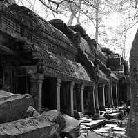 Buy canvas prints of Ruins in Cambodia by  