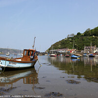 Buy canvas prints of Old Fishguard Harbour by Glyn Evans