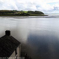 Buy canvas prints of The Boat House Laugharne. by Glyn Evans