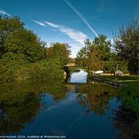 Buy canvas prints of Canal reflections by Graeme Hutson