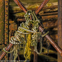 Buy canvas prints of Tangled ropes by Graeme Hutson